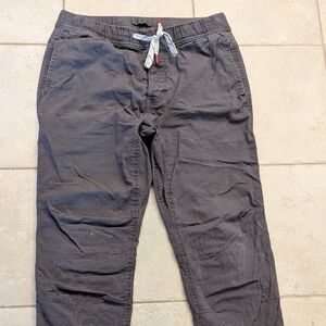 Topo Designs Dirt Pants Mens Medium Asphalt (Gray)